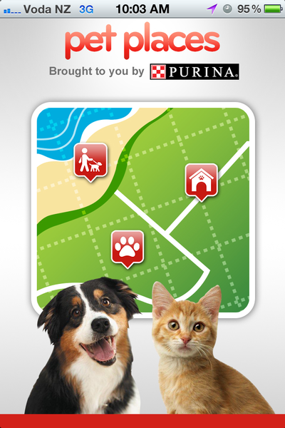 iPhone App - Purina Pet Places